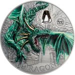 Palau - 2019 - 10 Dollars - Mythical Creatures: Green Dragon