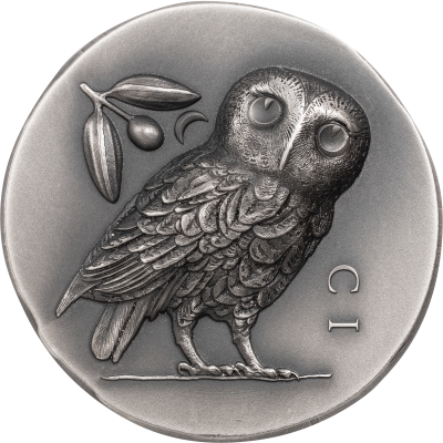 Cook Islands - 2021 - 5 Dollars - Athena's Owl