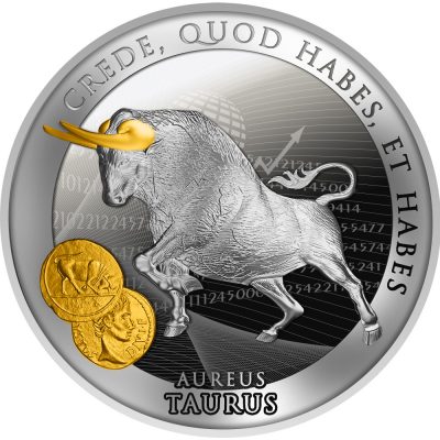 Niue - 2021 - 1 Dollar - Aureus Taurus