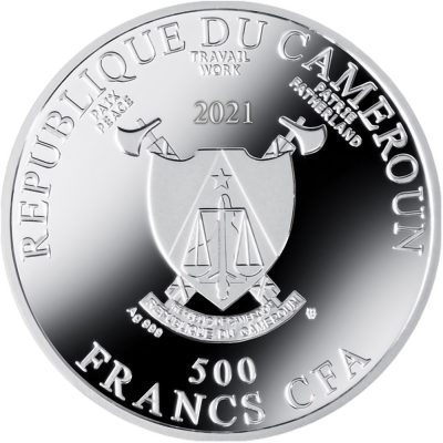 Republic of Cameroon - 2021 - 500 Francs - Adoration of the trinity