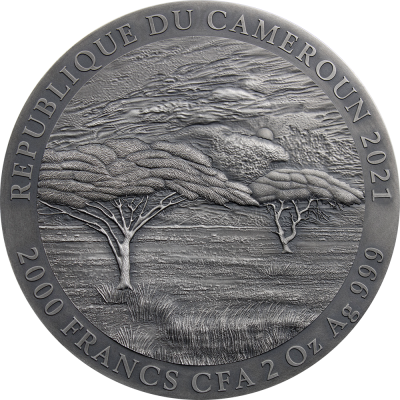 Republic of Cameroon - 2021 - 2000 Francs CFA - Mountain Gorilla