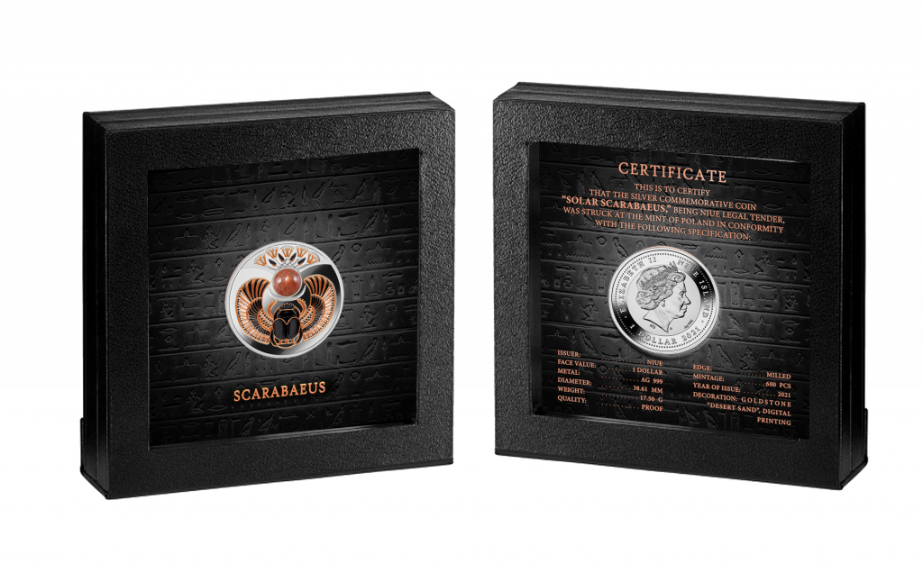 Niue - 2021 - 1 Dollar - Solar Scarabaeus - NumisCollect