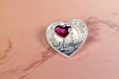 Cook Islands - 2022 - 5 Dollars - Valentine’s Day Brilliant Love 2022
