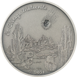 Cook Islands - 2021 - 5 Dollars - La Ciénega Meteorite