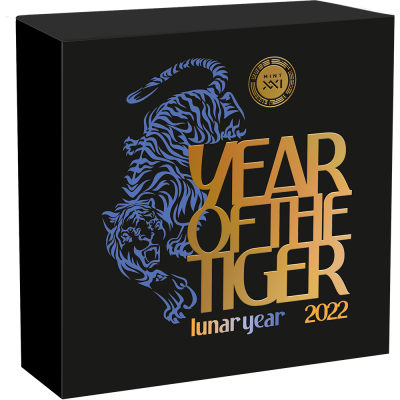 Republic of Ghana - 2022 - 5 Cedis - Year of the Tiger