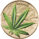 Benin - 2021 - 1000 Francs - Cannabis Sativa Gilded