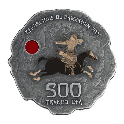 Cameroon - 2021 - 500 Francs - Guan Yu