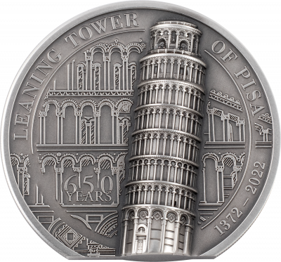 Cook Islands - 2022 - 10 Dollars - Leaning Tower of Pisa