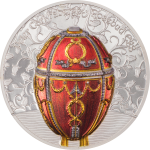 Mongolia - 2022 - 1000 Togrog - Fabergé Rosebud Egg