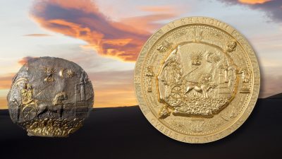 Cook Islands - 2022 - 20 Dollars - Gilded - Bactrian Cybele Disk (Copy)