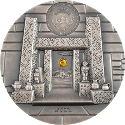 Palau - 2022 - 10 Dollars - Mnajdra Temple