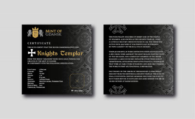 Niue - 2021 - 5 Dollars - Knights Templar