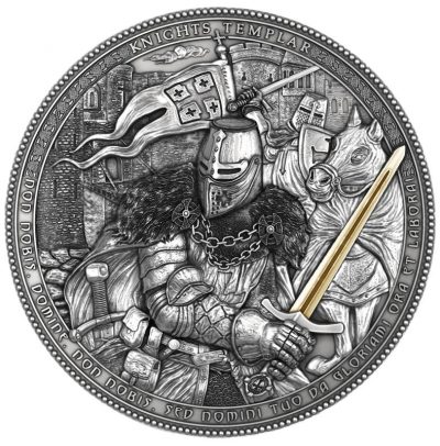 Niue - 2021 - 5 Dollars - Knights Templar