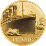 Cook Islands - 2022 - 250 Dollars - Gold 1 oz - Titanic
