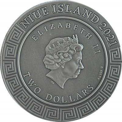 Niue - 2021 - 2 Dollars - Heracles