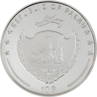 Palau - 2022 - 10 Dollars - The Lotus
