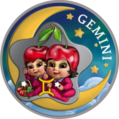 Ghana - 2022 - 2 Cedis - Baby Zodiac Gemini