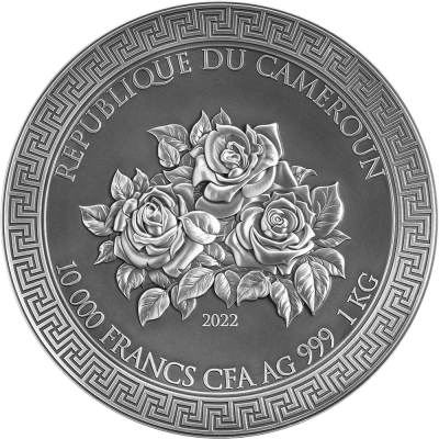 Republic of Cameroon - 2022 - 10000 Francs CFA - The Three Graces 1 Kilo