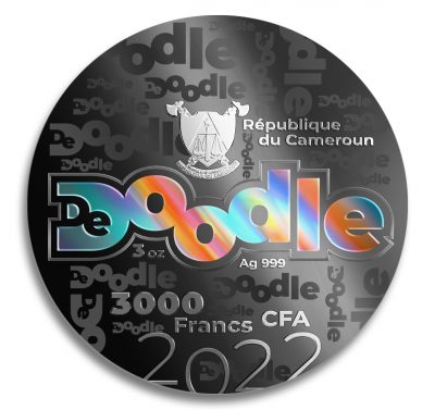 Republic of Cameroon - 2022 -3000 Francs CFA - De Doodle
