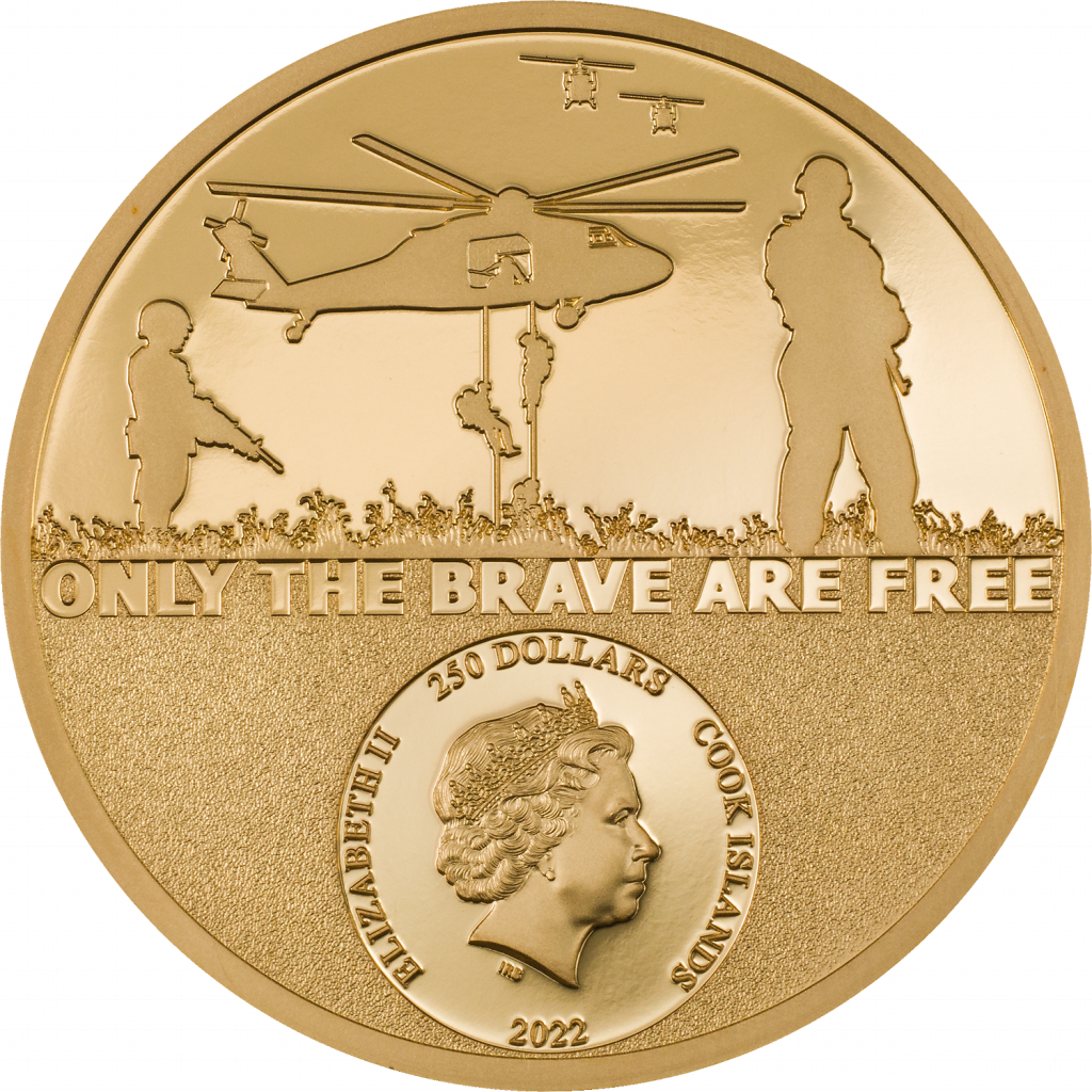 Cook Islands - 2022 - 1 Oz Gold - Real Heroes Special Forces