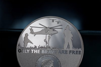 Cook Islands - 2022 - 100 Dollars - 1 kg Silver - Real Heroes Special Forces
