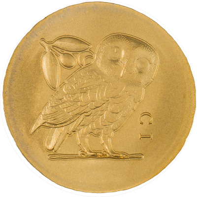 Cook Islands - 2022 - 5 Dollars - 0.5 g Athena's Owl