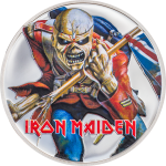Cook Islands - 2023 - 5 Dollars - Eddie The Trooper Iron Maiden