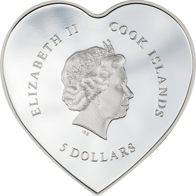 Cook Islands - 2023 - 5 Dollars - Brilliant Love Butterfly