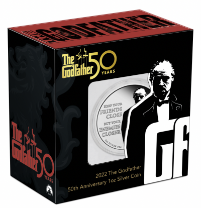 Niue - 2022 - 2 Dollars - The Godfather 50th Anniversary