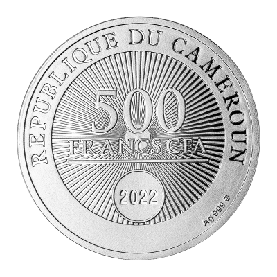 Republic of Cameroon - 2022 - 500 CFA Francs - Faith, Hope, Love