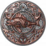 Niue - 2022 - 5 Dollars - Steampunk Metal Fish