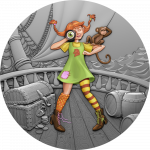 Niue - 2022 - 1 Dollar - Monkey Girl Pippi Longstocking Fairy Tales