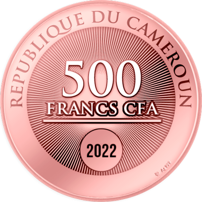 Republic of Cameroon - 2022 - 500 CFA Francs - This is Love