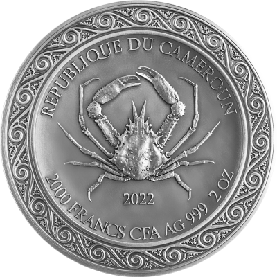 Republic of Cameroon - 2022 - 2000 CFA Francs - Andromeda and the Sea Monster