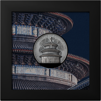 Cook Islands - 2023 - 10 Dollars - Beijing Temple of Heaven 2 oz Silver