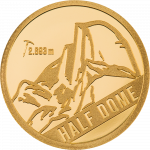 Cook Islands - 2023 - 5 Dollars - Half Dome SMALL GOLD