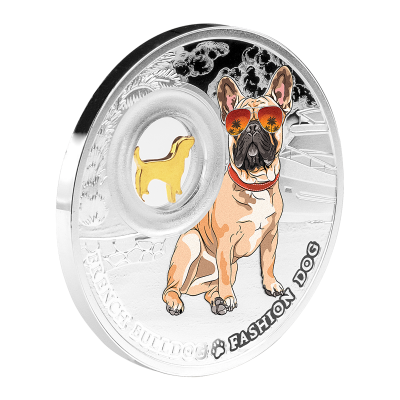 Cameroon - 2022 - 1000 Francs - French Bulldog Fashion Dog