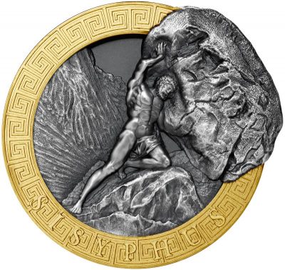 Niue - 2022 - 5 Dollars - Sisyphus / Mythology