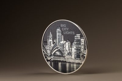 Cook Islands - 2023 - 5 Dollars - New York Big City Lights Silver