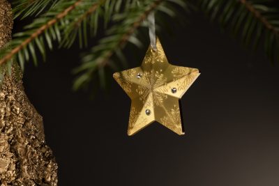 Cook Islands - 2023 - 5 Dollars - Holiday Ornament Snowflake Star Gilded