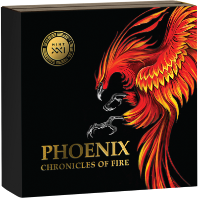 Republic of Ghana - 2023 - 10 Cedis - Phoenix Chronicles of Fire