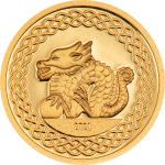 Mongolia - 2024 - 1000 Togrog - Year of the Dragon SMALL GOLD