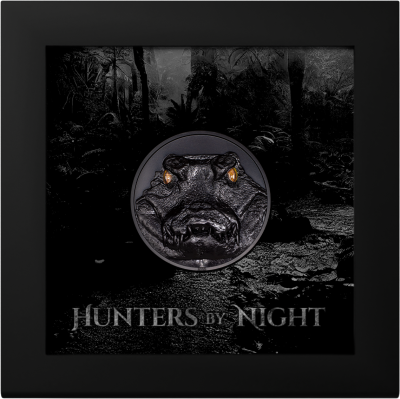 Palau - 2023 - 10 Dollars - Caiman Hunters by Night