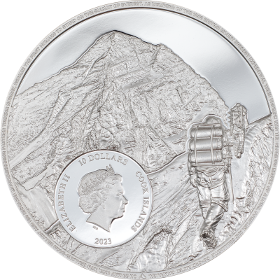 Cook Islands - 2023 - 10 Dollars - Mt. Everest – First ascent