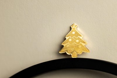 Palau - 2023 - 1 Dollar - Christmas Tree SMALL GOLD