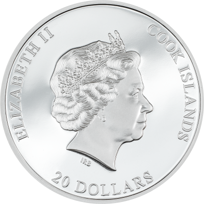 Cook Islands - 2023 - 20 Dollars - Silver Burst 3.0