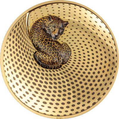 Palau - 2024 - 20 Dollars - Leopard Camouflage of Nature GILDED EDITION