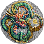 Niue - 2024 - 10 Dollars - The Power of Green Dragon