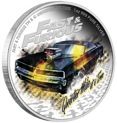 Niue - 2023 - 1 Dollar - Fast and the Furious QUARTER MILE