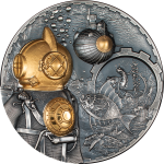 Cook Islands - 2024 - 100 Dollars - Nautilus Steampunk Kilo Silver Edition